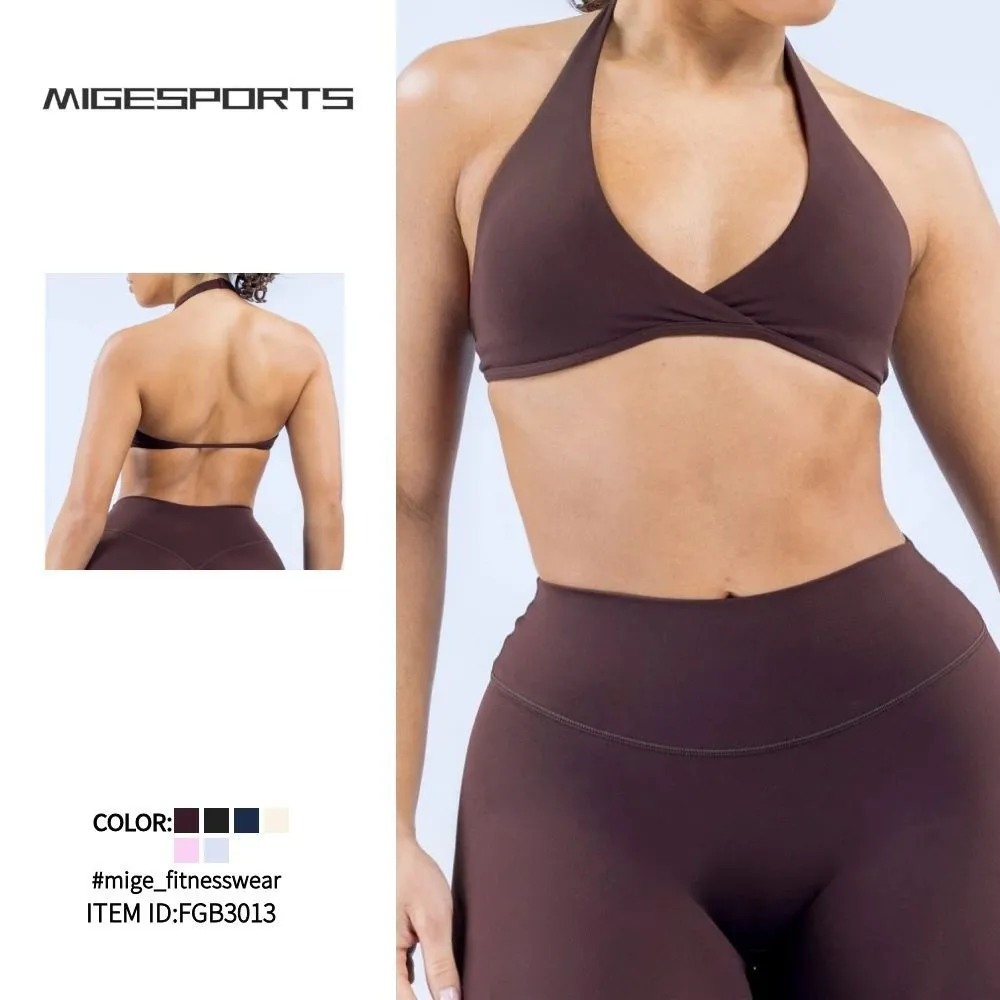 Top deportivo de alto impacto para mujer, ideal para yoga y gimnasio (FGBRXW3013)