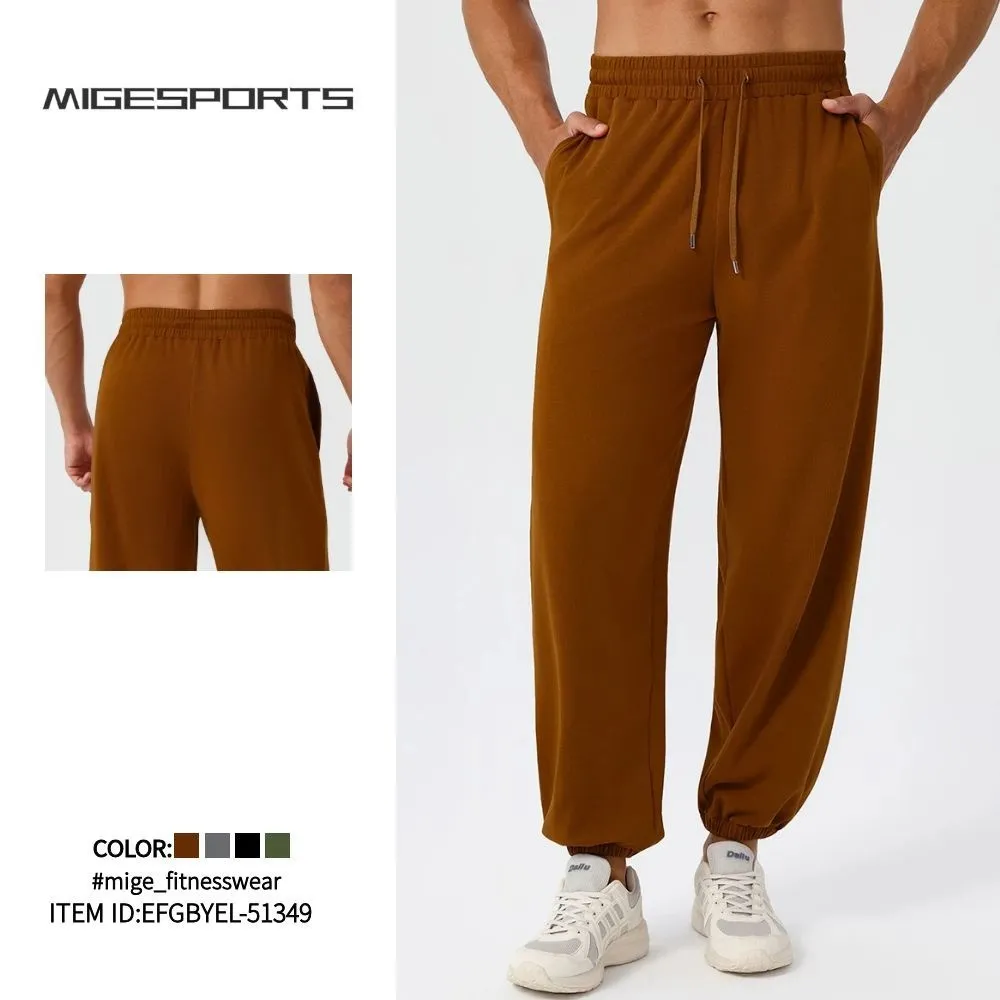Pantalones cargo deportivos de entrenamiento con cintura elástica y estilo jogger para hombre, ligeros y cómodos (EFGBYEL-51349)
