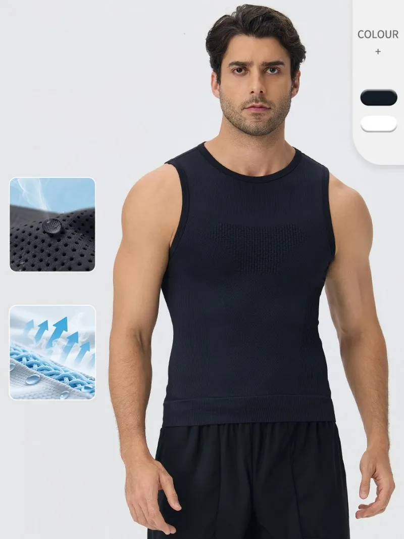 Chalecos deportivos para hombre, de secado rápido, transpirables, de corte holgado, ideales para correr y para el gimnasio (EFGBYEL-B3192)