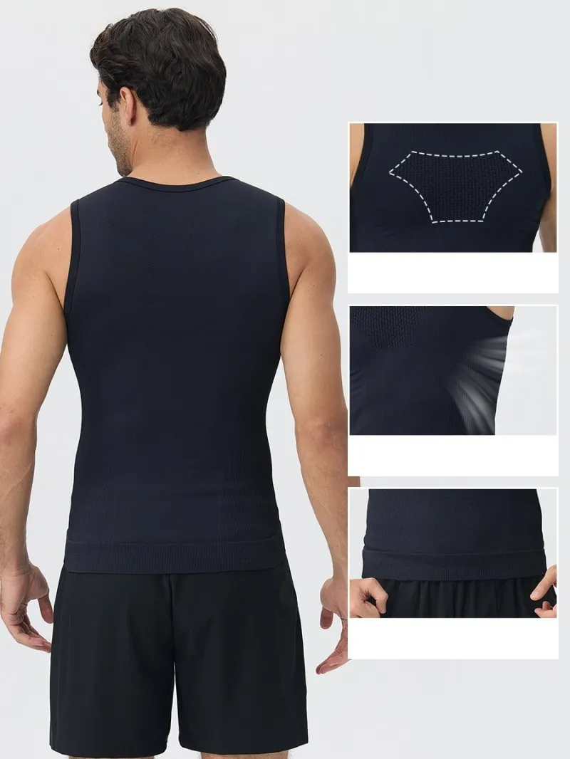 Chalecos deportivos para hombre, de secado rápido, transpirables, de corte holgado, ideales para correr y para el gimnasio (EFGBYEL-B3192)