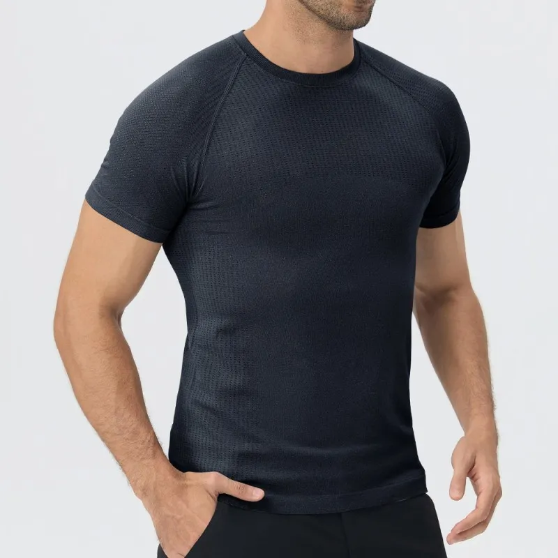 Camiseta de entrenamiento para hombre, de secado rápido, para gimnasio, ligera y transpirable, EFGBYEL-L53
