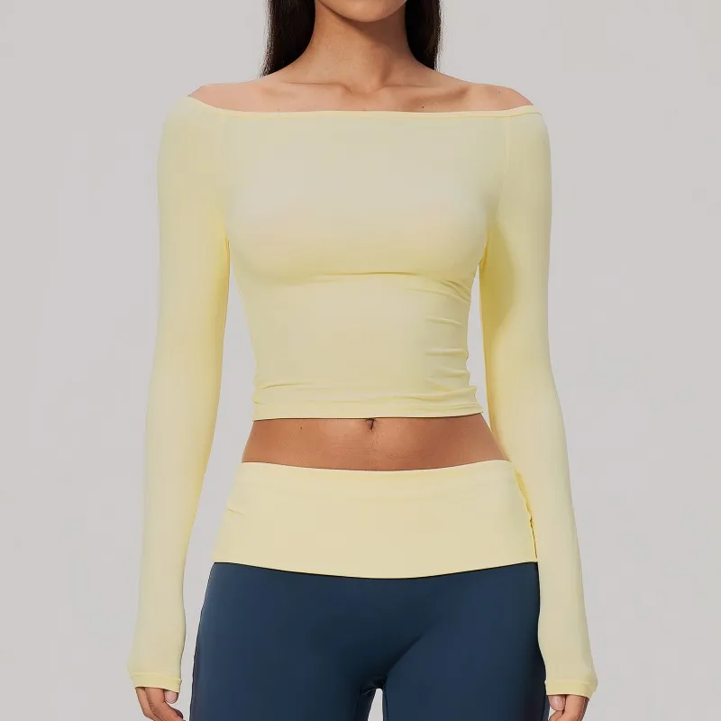Conjunto deportivo de manga larga transpirable para mujer, que ayuda a adelgazar, FGBFCX4560