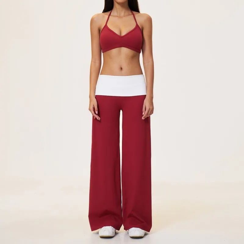 Conjunto deportivo de 4 piezas para fitness, gimnasio y yoga para mujer (FGBTZ9666)