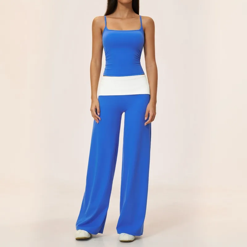 Conjunto deportivo de 4 piezas para fitness, gimnasio y yoga para mujer (FGBTZ9666)