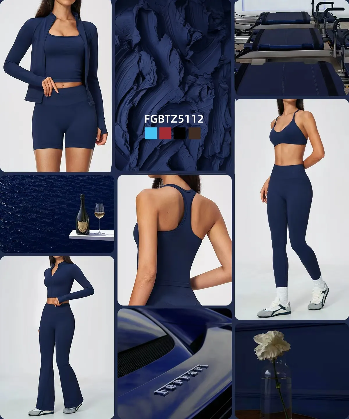 Nuevo Lanzamiento: FGBTZ5112 Conjunto de Yoga de 7 Piezas – Colección Premium de Activewear