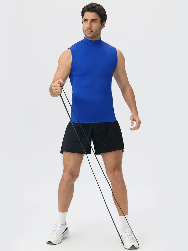 Chaleco transpirable para correr y fitness — Modelo masculino EFGBYEL-61105 — Secado rápido, ideal para entrenamiento de fuerza muscular.