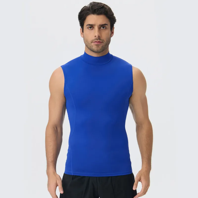 Chaleco transpirable para correr y fitness — Modelo masculino EFGBYEL-61105 — Secado rápido, ideal para entrenamiento de fuerza muscular.