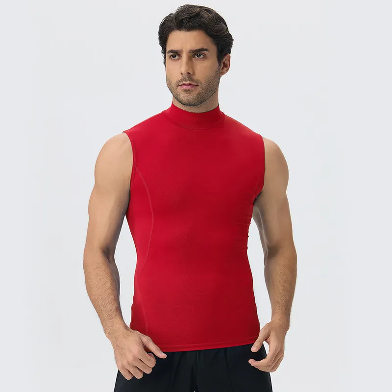 Chaleco transpirable para correr y fitness — Modelo masculino EFGBYEL-61105 — Secado rápido, ideal para entrenamiento de fuerza muscular.