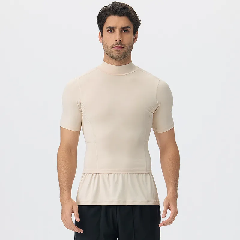 Camiseta deportiva de manga corta para hombre, transpirable y de secado rápido (modelo EFGBYEL-61205)
