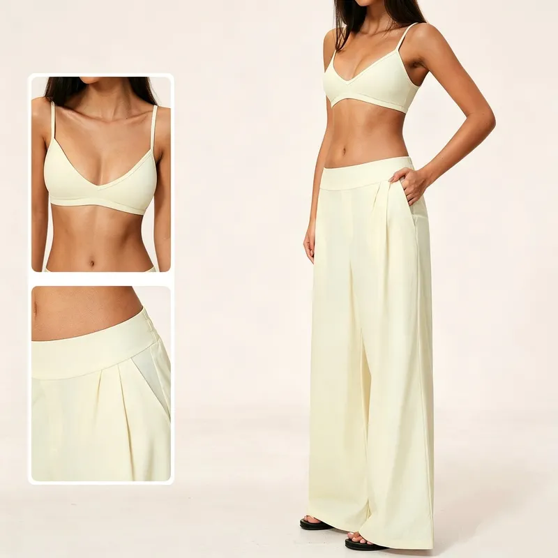 Conjuntos de ropa de yoga y fitness de cintura alta para mujer (modelo FGBTZ9599)