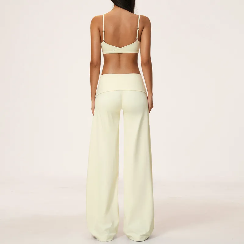Conjuntos de ropa de yoga y fitness de cintura alta para mujer (modelo FGBTZ9599)
