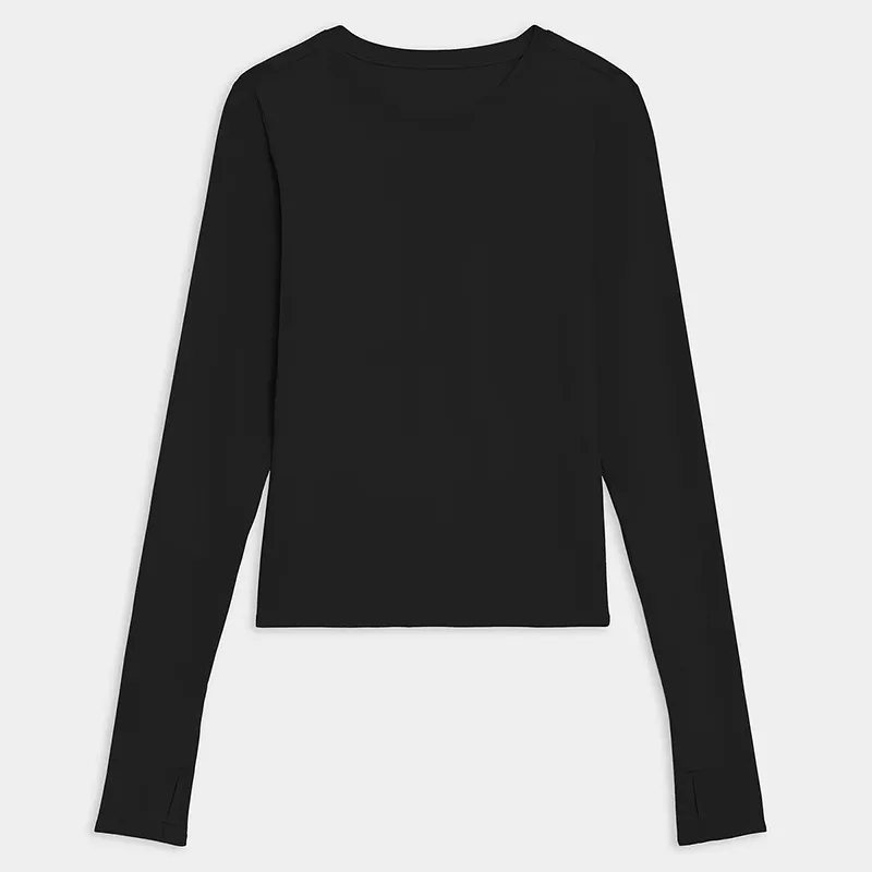 Top de yoga de manga larga para mujer: ideal para correr, deporte, fitness y pilates; prenda transpirable para entrenar (modelo FGBD9938)
