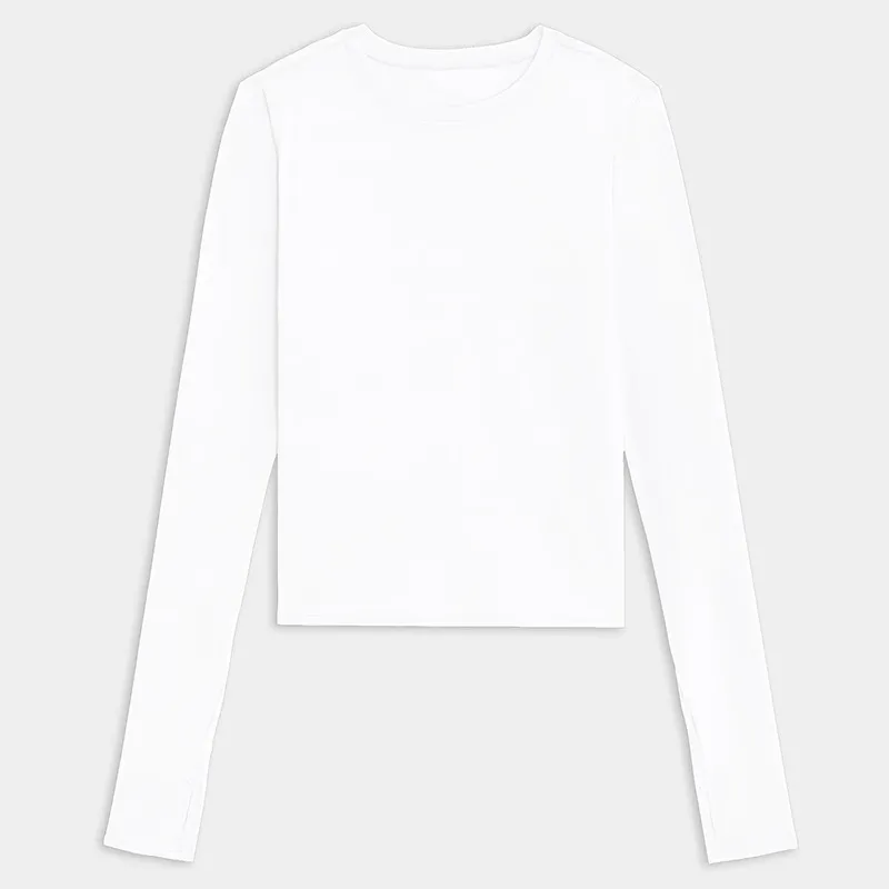 Top de yoga de manga larga para mujer: ideal para correr, deporte, fitness y pilates; prenda transpirable para entrenar (modelo FGBD9938)