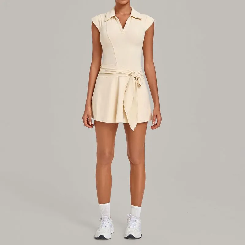 Falda deportiva para mujer (running, tenis, entrenamiento) con shorts integrados FGBQS2803