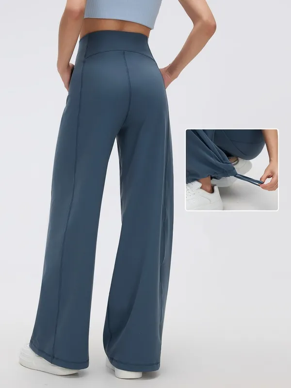 Pantalones deportivos casuales de yoga para mujer, transpirables (FGBD26103)