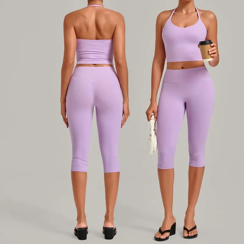 Conjunto de yoga para mujer a precio de mayorista en varios colores – Nueva llegada (Modelo FGBQS2712+4665)