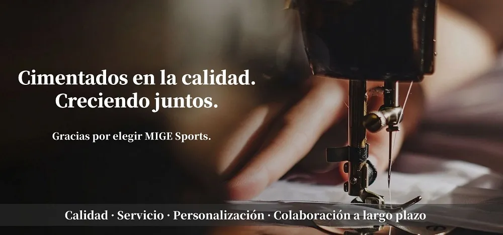 Gracias a Todos Nuestros Clientes por su Confianza | MIGE Sports, Su Socio en Ropa Deportiva