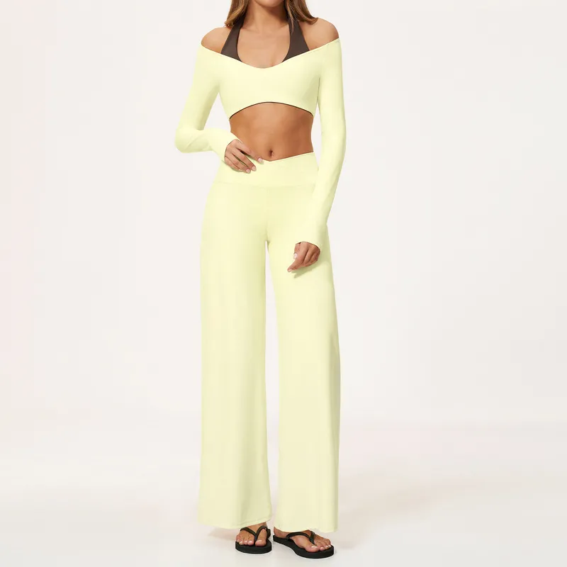 Conjunto Butter de top de manga larga y pantalones