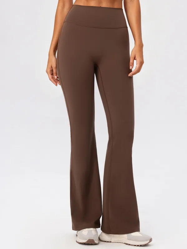 Conjunto de yoga de 2 piezas para mujer: pantalones acampanados y chaqueta (FGBYEL52633+52325)