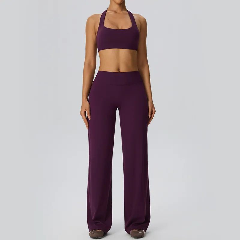 Conjunto de sujetador y braguita color ciruela