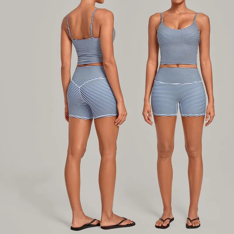 Conjunto deportivo para mujer (camiseta sin mangas y pantalones cortos) para gimnasio, fitness y yoga; tejido de secado rápido, ideal para correr y actividades al aire libre (modelo FGBQS7116+1571)