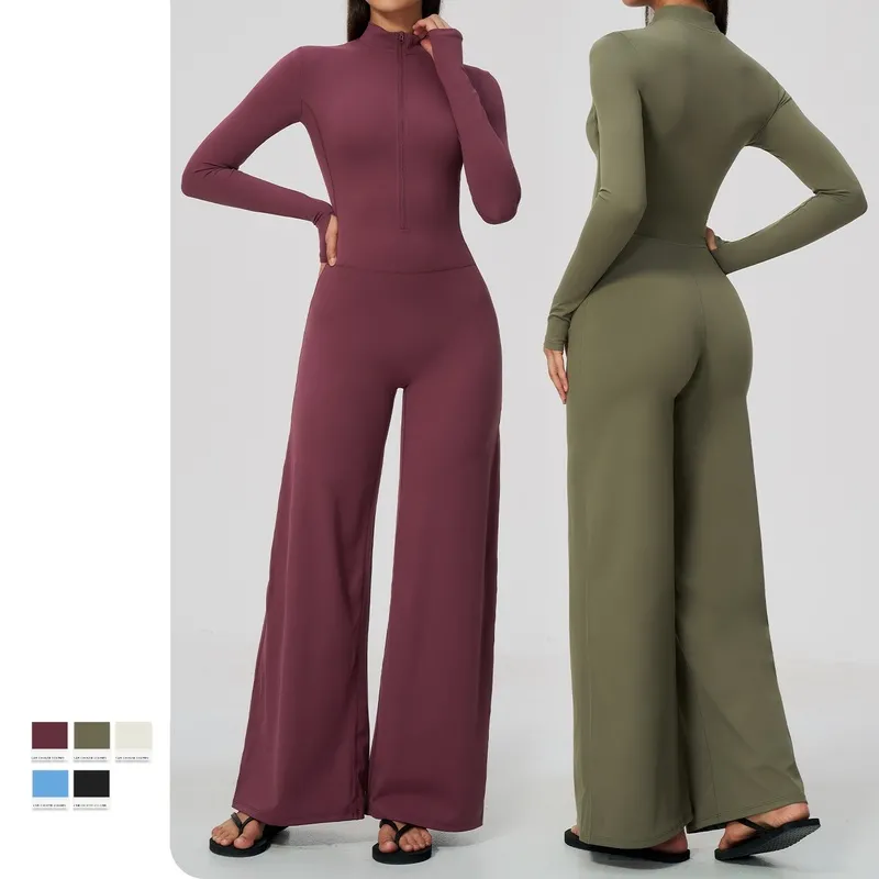 Ropa deportiva de secado rápido para mujer, traje de Yoga, mono deportivo para Fitness, mono de Yoga FGBFLT5114