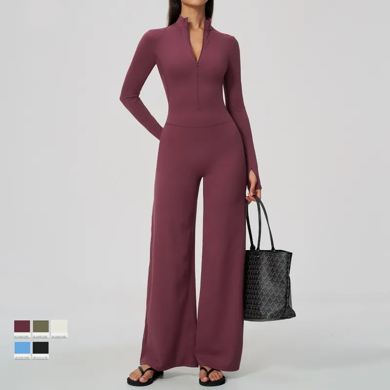 Ropa deportiva de secado rápido para mujer, traje de Yoga, mono deportivo para Fitness, mono de Yoga FGBFLT5114