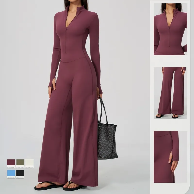 Ropa deportiva de secado rápido para mujer, traje de Yoga, mono deportivo para Fitness, mono de Yoga FGBFLT5114