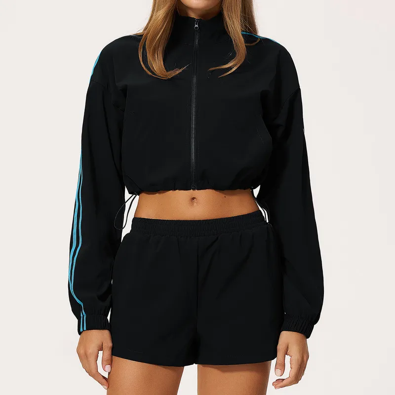Conjunto deportivo de dos piezas para mujer: secado rápido, transpirable, ideal para yoga, gimnasio, fitness y uso casual (modelo FGBTZ2592)