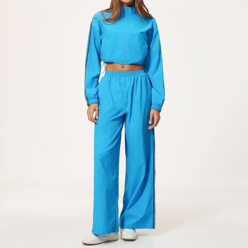 Conjunto deportivo de dos piezas para mujer: secado rápido, transpirable, ideal para yoga, gimnasio, fitness y uso casual (modelo FGBTZ2592)