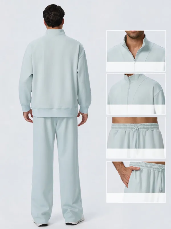 Conjunto de chándal liso informal para hombre, venta al por mayor, ropa deportiva EFGBYEL-61531+61301