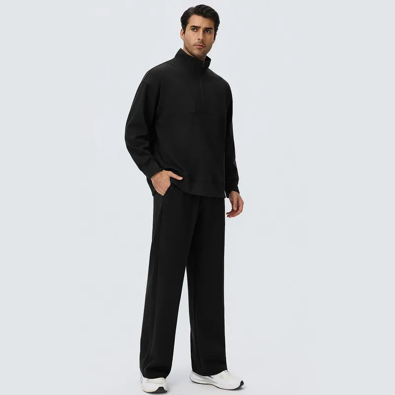 Conjunto de chándal liso informal para hombre, venta al por mayor, ropa deportiva EFGBYEL-61531+61301