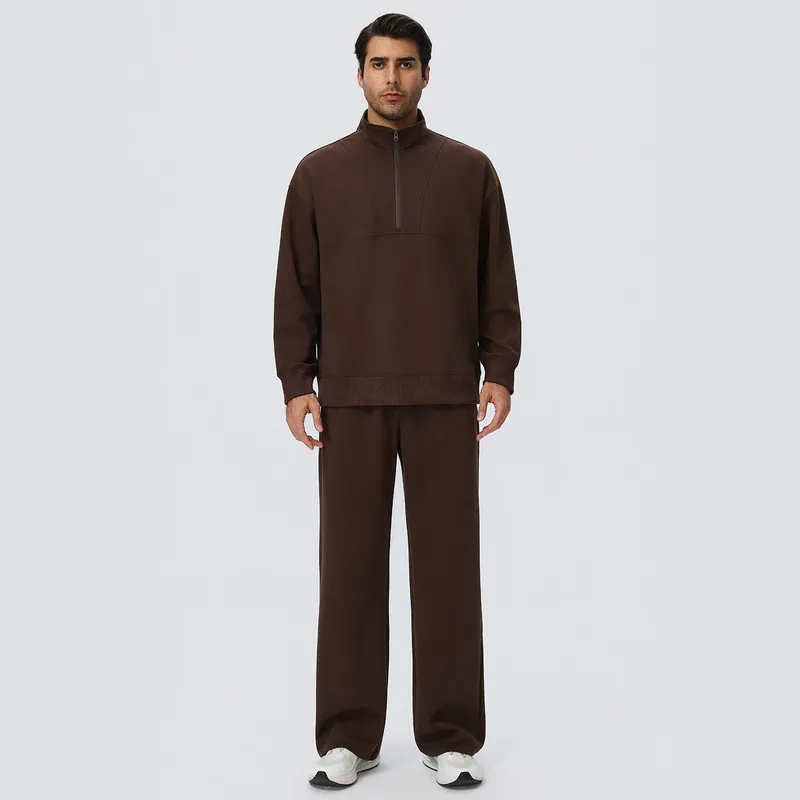 Conjunto de chándal liso informal para hombre, venta al por mayor, ropa deportiva EFGBYEL-61531+61301