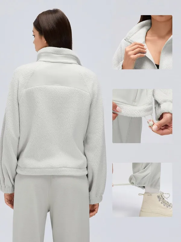 Conjunto deportivo para mujer (otoño-invierno): chaqueta de manga larga con cremallera completa y pantalones de pierna ancha – FGBD26121+D26122