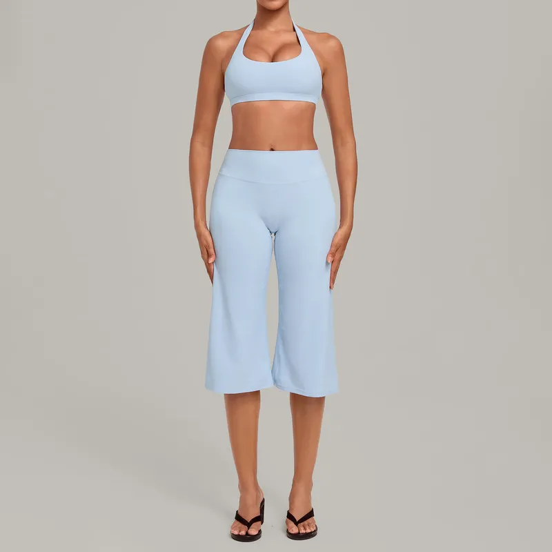 Sujetador azul bebe+pantalón 3/4
