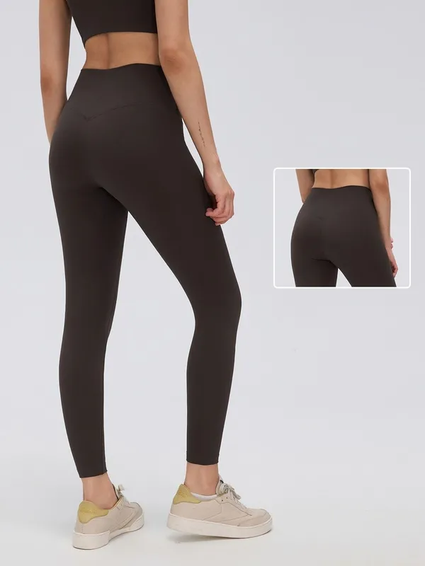 Leggings deportivos para mujer, de cintura alta con control de abdomen, secado rápido, ideales para fitness, gimnasio, correr y yoga (FGBD26154)