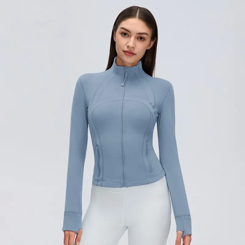 Chaquetas azul acero
